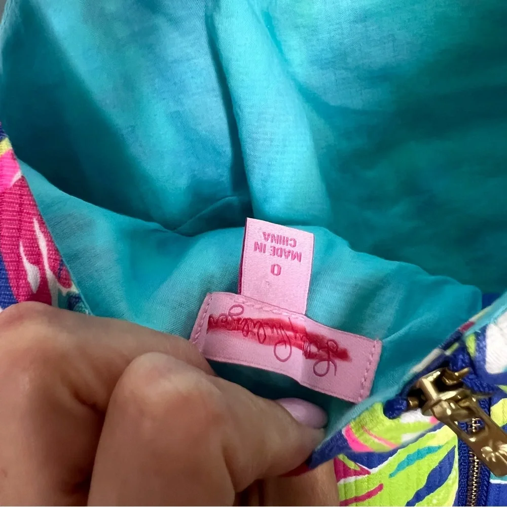 Lilly Pulitzer Delia Shift Dress Multi Toucan Play A22‎